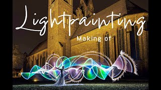 LIGHTPAINTING 🔦 -  in front of the monastery church "Sankt Trinitatis"  Neuruppin