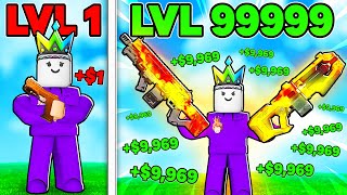 I MADE SOME CASH WITH OP WEAPONS On a Roblox Tycoon