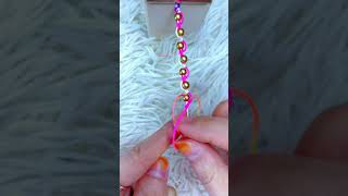 How to make a bracelet#shorts