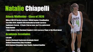 Natalie Chiapelli, Girls Lacrosse, Class of 2026