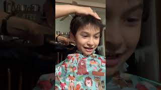 How to cutting my son’s haircut!!!#haircut  #boyhaircut