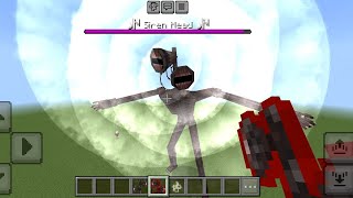 New Realistic Walking Siren Head MOD in Minecraft PE