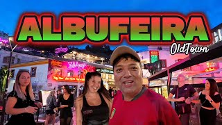 ALBUFEIRA Old Town EVENING WALK! October 2024 Bars Restaurants Clubs Shops Portugal Nightlife