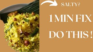 Chef on How to Reduce Salt in Lemon Rice