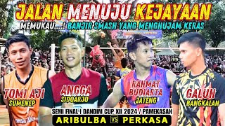 JALAN MENUJU KEJAYAAN🔥SEMIFINAL BOLA VOLI TERBAIK❗ARIBULBA VS PERKASA. DANDIM CUP XII 2024 PAMEKASAN