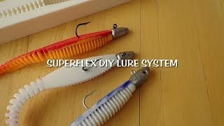 Superflex DIY fishing lure making system introducing the Buzzer family of lures