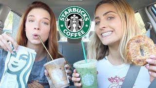 STARBUCKS MUKBANG!! Food & Drink (Car Mukbang)