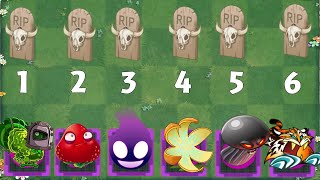 Pvz 2 Challenge - Which Plant Can Detroy 8 Gravestone Using Only 1 Plant Food ？