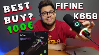 FIFINE K658 - Microfono economico per home studio, streaming, gaming e... Unboxing e Recensione