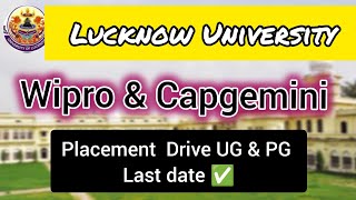 Lucknow University Job Placement Drive Registration 2024👆| LU | #job #lu #placement #ug #pg