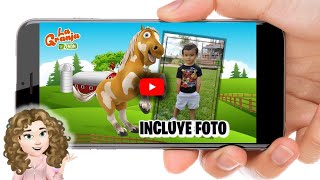 Video Invitacion Digital Animada Virtual de Percherón - La Granja de Zenón 3 CON FOTO