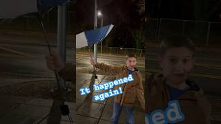 #umbrella  #user  #error #dancing #in #the #rain #woohoo #shortsfeed #night #outside #dark #shorts