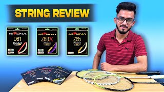 Kizuna Badminton String Review | D61 Z63X Z65 | Test & Trial |