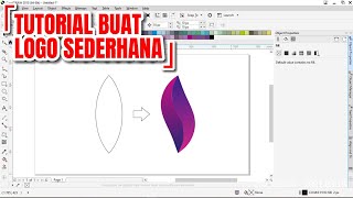 tutorial corel draw membuat logo pemula