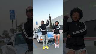 Couple dancing to AfroBeats with Porsche 🥰 #shorts #goodvibes  #dancetrends