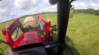 GoPro Headstrap Test, Fpv moving bales with Zetor Major 80.