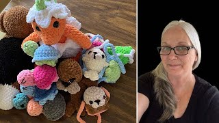 3 New Plushie Patterns and Some Scrap Buster Projects Amigurumi Plushies