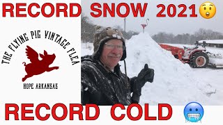 Record cold~ Record snow~snowfall