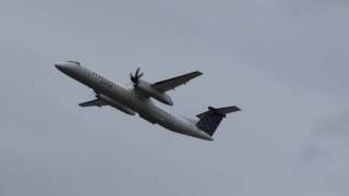 Porter Airlines DHC-8-402 Q400 (C-GKQD) Takeoff 24L Montreal YUL | CYUL