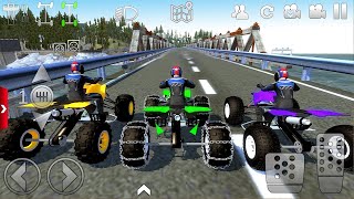 Off-road Outlaws Motocross Quad Bike Multiplayer Racing Impossible Driving For Android Gameplay