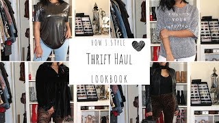 Haul No. 12: How I Style "THRIFT HAUL" Lookbook|E D I T H