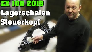 Kawasaki ZX 10R 2019 Kit Steuerkopf-Lagerschalen Leonhardt #002 | head pipe collar | PS-Treff