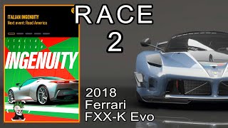 FM 33 Italian Ingenuity Race 2 2018 Ferrari FXX-K EVO Mugello Circuit Full