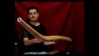 Olive wood didgeridoo in F