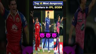 Dangerous bowlers in ipl 🔥 #shorts #cricket #youtubeshorts