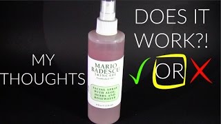 MARIO BADESCU ROSEWATER FACIAL SPRAY PRODUCT REVIEW