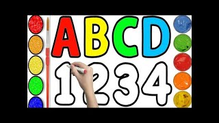 Learn ABCD Alphabets and numbers counting 123.Shapes for kids and Toddlers.ABC phonics song,kidsbc