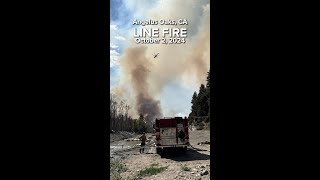 Angelus Oaks, CA - LINE FIRE - October 2, 2024