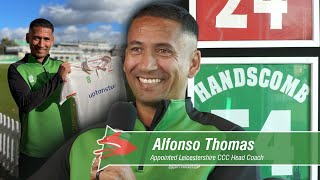 Alfonso Thomas Appointed Leicestershire CCC Head Coach 📝