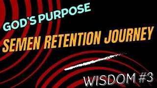 God’s Purpose - Semen Retention Journey #Wisdom #3