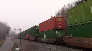 NS 214 with SD70ACC Leader @ Jenkinsburg, GA 12/10/2021