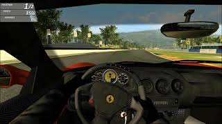 Ferrari Virtual Race (2009) - 1 lap at Mugello with all 3 cars