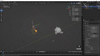 21. Blender 3.0 - 특정 오브젝트를 바라보게하는 Damped To, Track To Constraint