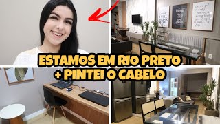 ESTAMOS EM SÃO JOSÉ DO RIO PRETO, TOUR PELO FLAT, ORGANIZANDO A DESPENSA, PINTEI O MEU CABELO 😱