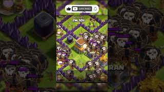 Th8 attack strategy😱😱 | balloon attack | BDGaming #shorts #coc