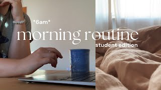 6am morning routine | student living abroad in Germany | productive early morning