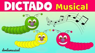 DICTADO MUSICAL Discriminación auditiva  DONLUMUSICAL