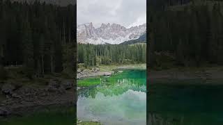 유럽 알프스산맥 자전거 횡단여행_이탈리아 카레짜호수 풍경(Lago di Carezza Landscape)-4