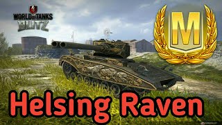 WORLD OF TANKS BLITZ. HELSING RAVEN. ACE TANKER, MASTERY BADGE.