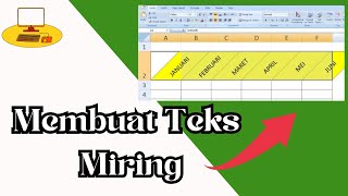 Membuat Teks Miring Di Head Tabel Excel