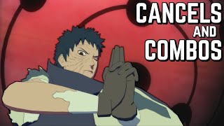 Obito Uchiha CANCELS and COMBOS (3 infinites) - Naruto Ultimate Ninja Storm 4