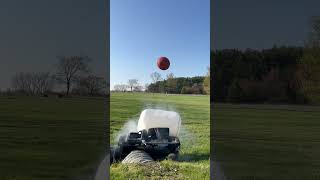 Airbag vs Basketball