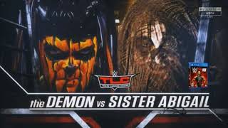 WWE TLC 2017 The Demon vs Sister Abigail Official Match Card