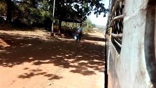 50106 Sawantwadi Road Diva Passenger departure from Aravali Road Station (Konkan Railway)