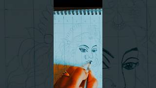 Maa Durga Drawing|Part-1|Maa Drawing #shorts #navratri