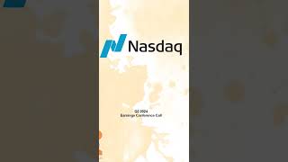 $NDAQ Nasdaq Q2 2024 Earnings Conference Call